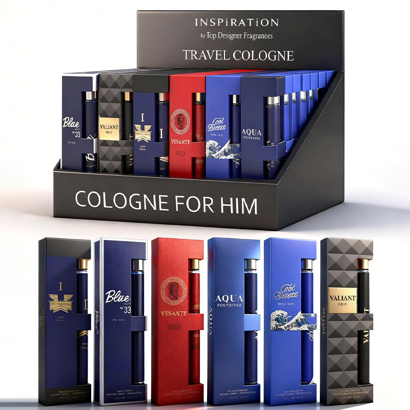 Eau de Toilette Six-Piece Fragrance Spray Set for Men with 35ml Bottles in Mixed Color Boxes — image 10