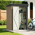 Garden Storage Shed, Metal Lockable Tool Backyard Compact for Garden, Patio and Yard Use, with the Listed Configuration — ima