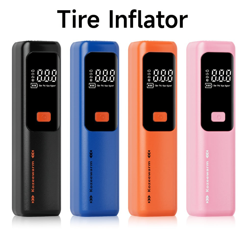 Cordless Tire Inflator Portable Air Compressor – USB-C Rechargeable, Digital Gauge, 3X Fast Inflation for Car Tires, Bikes — 