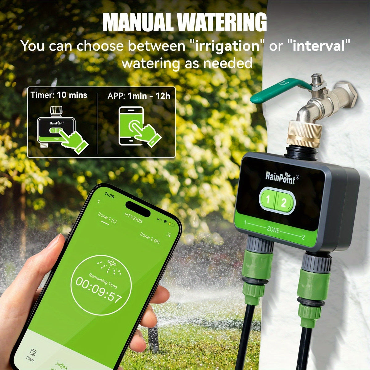 Sprinkler Timer with App Control Garden Irrigation for Garden — image 2