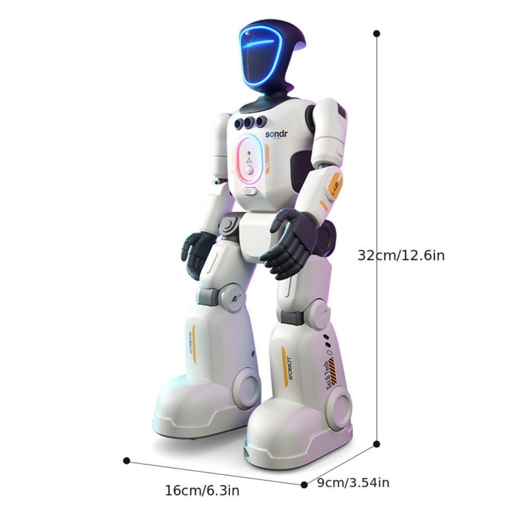 Smart Humanoid Robot Toy with Gesture Sensor & Voice Recorder, Advanced Pose-Controlled Joints, Smart Remote Control — image 