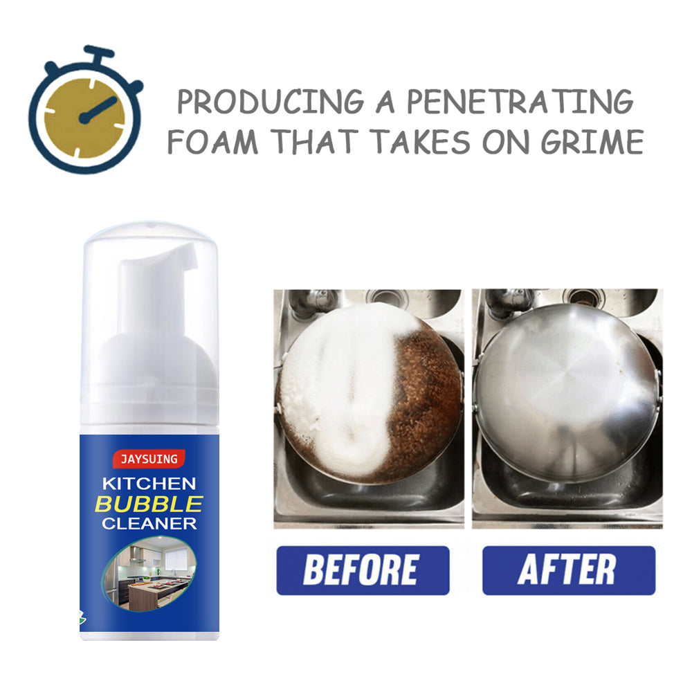 Kitchen Cleaning Foam Cleaner Kitchen Rust Remover Cooktop Range Hood Heavy Grease Cleaner