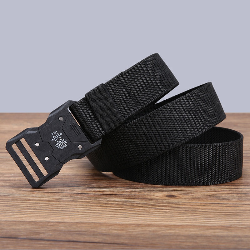 Men's Tactical Release Buckle Nylon Canvas Belt