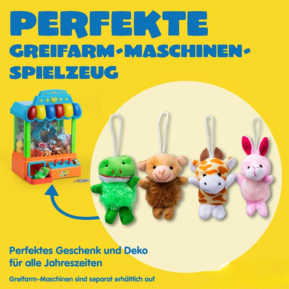 36 Pack Mini Stuffed Animals Bulk, 3 Inch Animal Plush Toys with Keychain 36 Unique Designs — image 6
