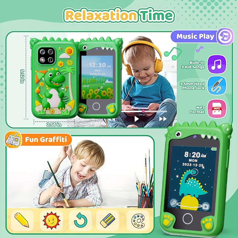 Kids Toy Smart Phone with HD Touchscreen & Dual Camera, 8GB Storage with the Listed Color, Size or Set Options for Everyday U