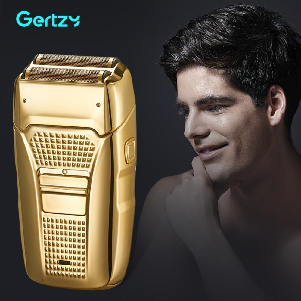 Electric Foil Shaver for Men 4-in-1 Bald Head Shaver Dual Head USB Rechargeable Cordless, for Everyday Face, Beard and Body G