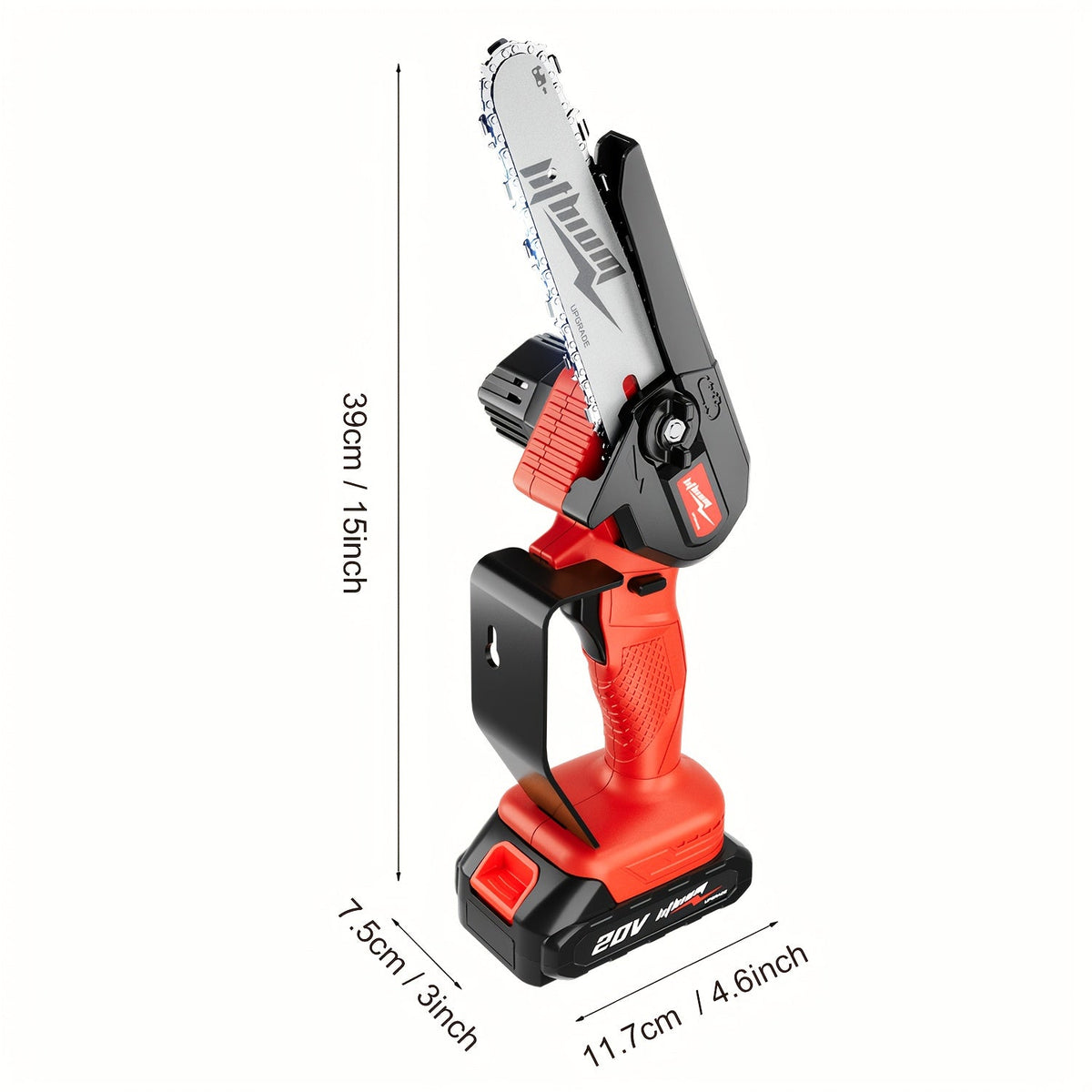 Mini Chainsaw Cordless 4 & 6 Inch Electric - Upgraded Portable Battery Chainsaw with Safety Lock — image 3