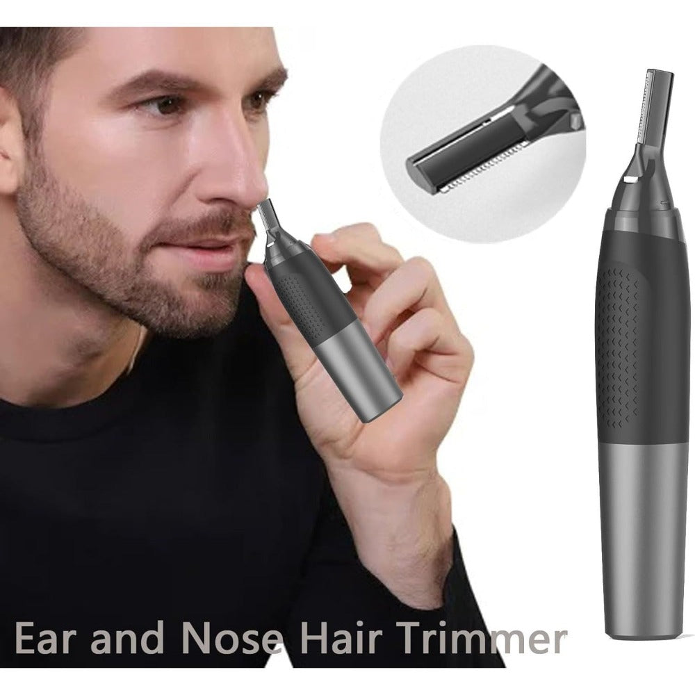 Rechargeable Eyebrow & Nose Ear Hair Trimmer for Men, Electric Detail Trimmer for Neckline Sideburns — image 6