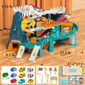 Dinosaur Race Track Toy Set for Kids with 10 Mini Cars & Ramp Launcher with the Listed Color, Size or Set Options for Everyda
