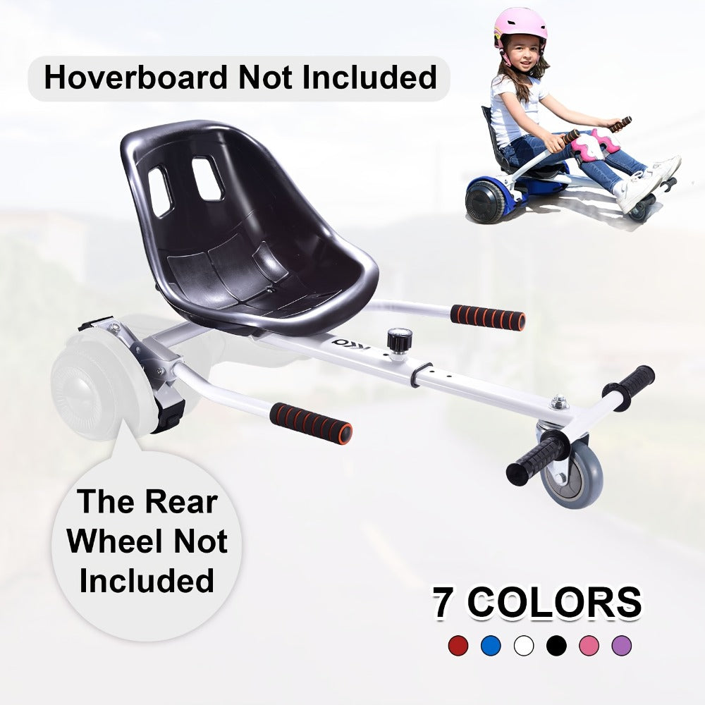 Hoverboard Go Kart Seat Attachment Buggy Conversion Kit 6.5-10 Inch with the Listed Color, Size or Set Options for Everyday U