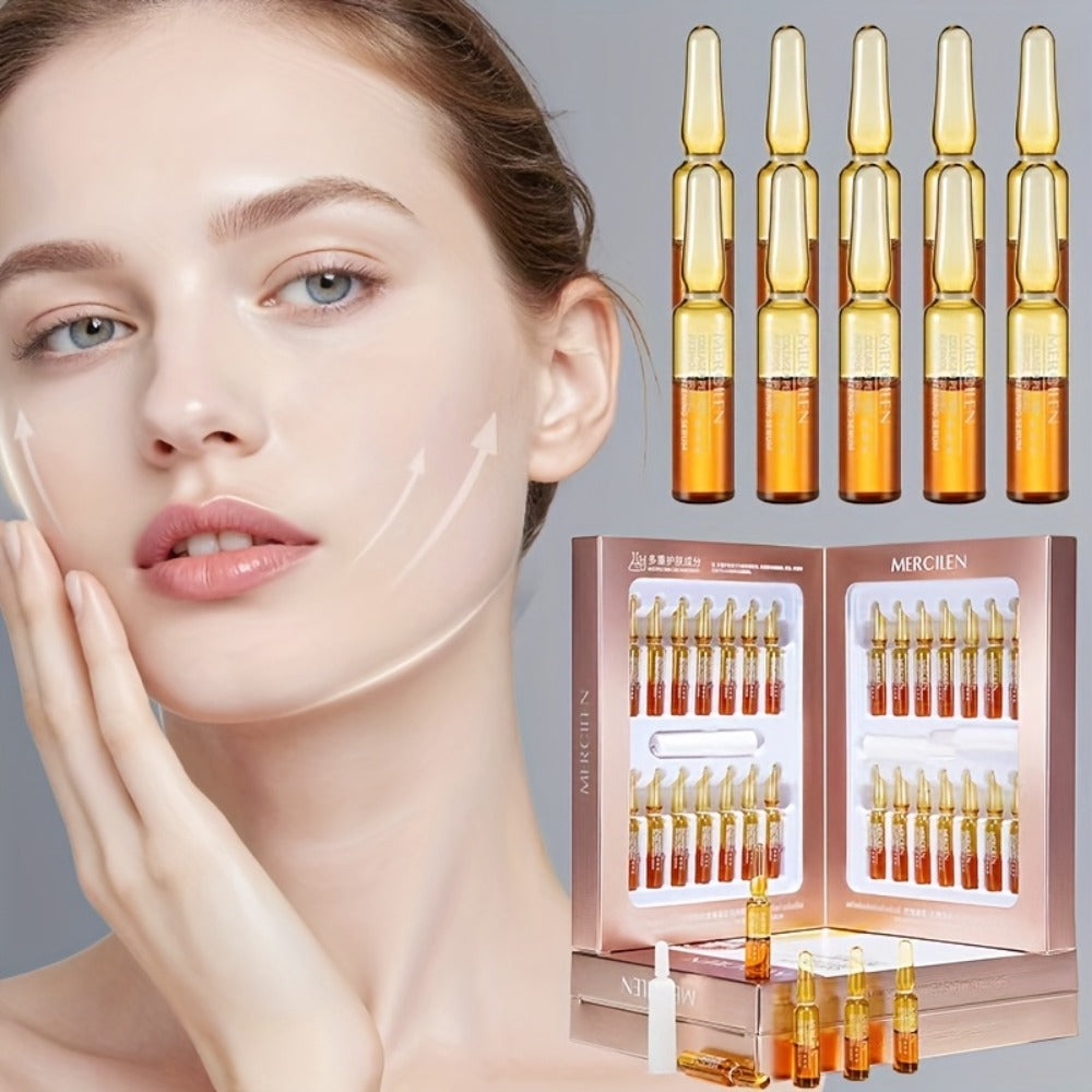 Retinol Face Serum 1.42oz - Collagen Peptide Anti Wrinkle Dropper Serum, Fragrance Free Sensitive Skin Daily Skincare for Wom