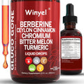 Blood Sugar Support Liquid Drops with Ceylon Cinnamon Berberine Bitter Melon Gymnema Chromium Turmeric Panax Ginseng — image 