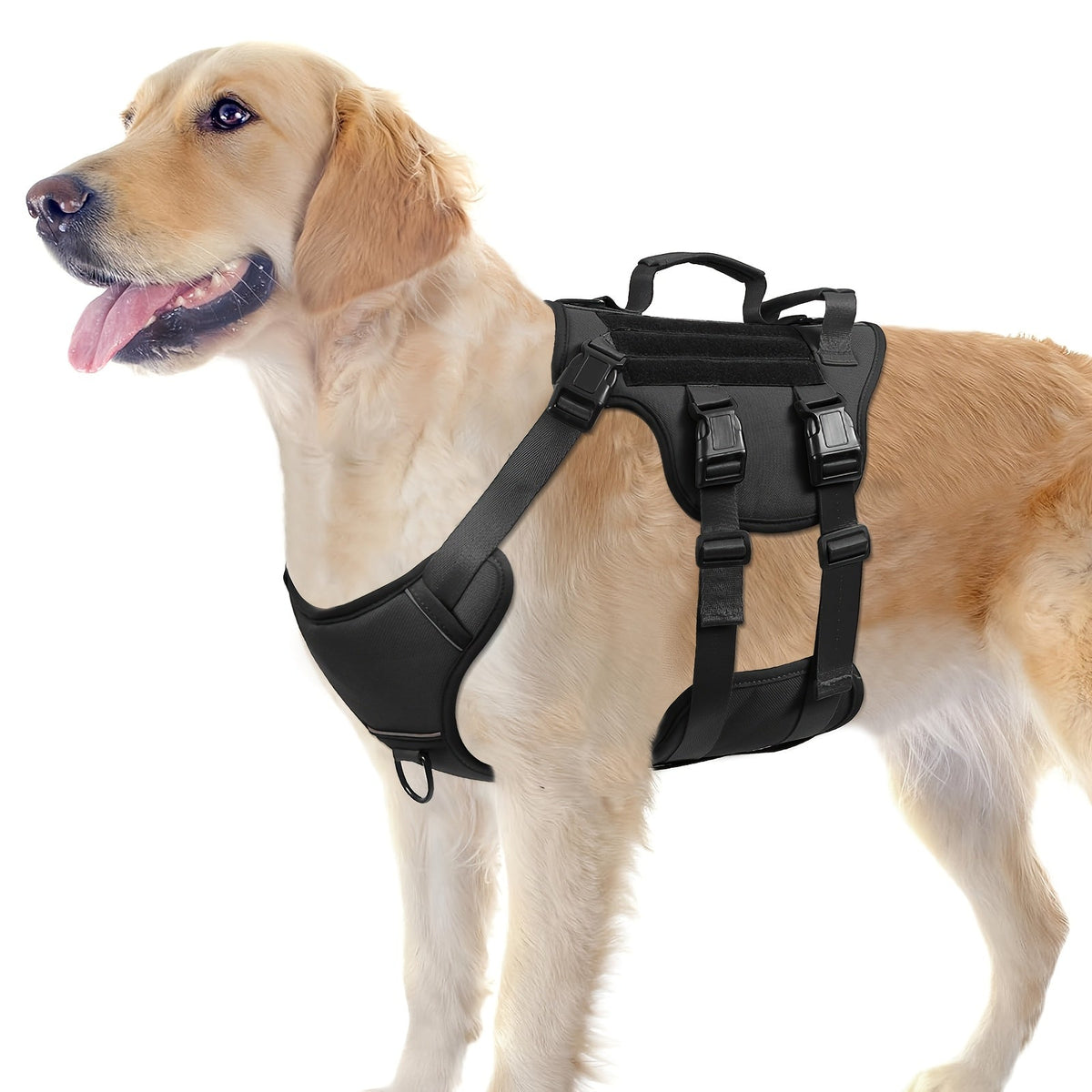 Full-Body Dog Vest Harness with Dual Top Handles in Six Colors and S, M, L or XL Sizes Pictured — image 1