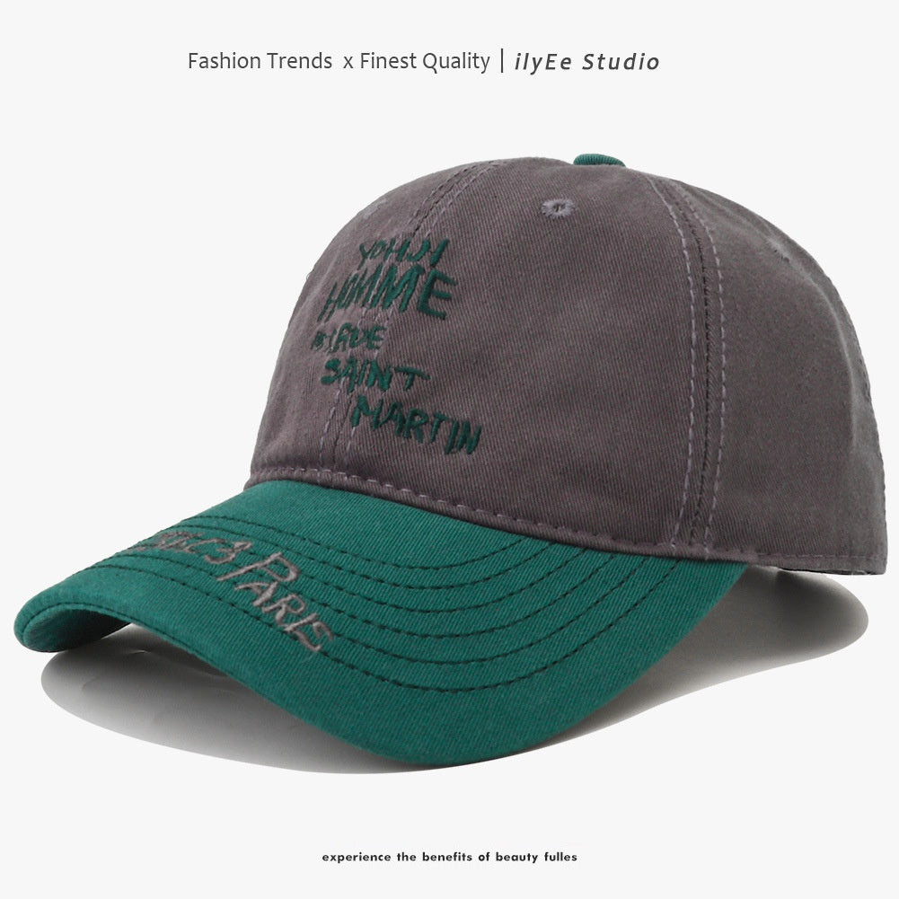 Big Head Circumference Peaked Cap Fashion Trendy Baseball Cap For Men