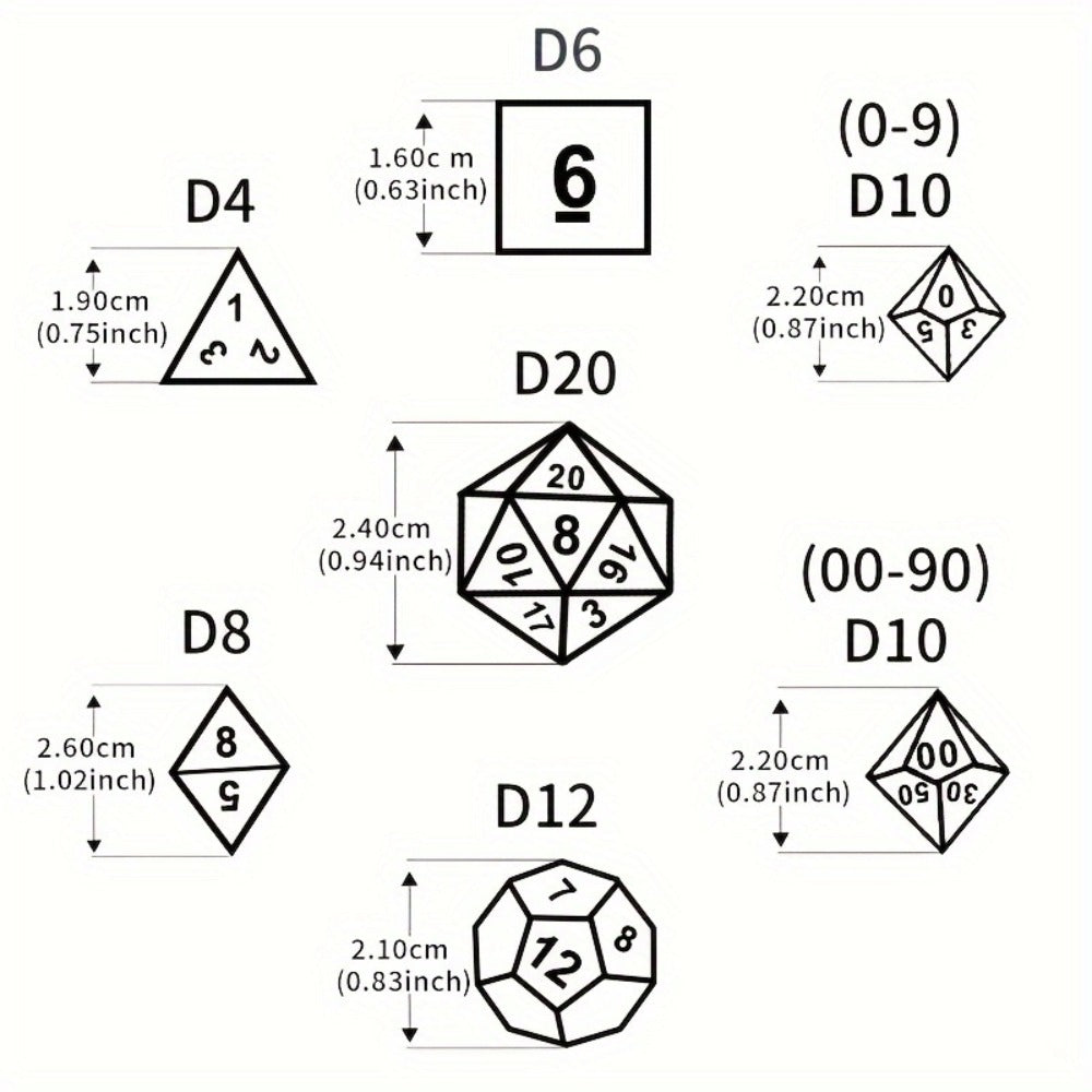 DND Polyhedral Dice Set 141pcs – 20 Complete 7-Die Sets for D&D RPG Tabletop Games, Includes Velvet Bag, Acrylic Multi-Color 
