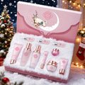 10-Piece Botanical Skincare Gift Set with Coordinated Bottles, Jars and Tubes in a Pink Presentation Box — image 12