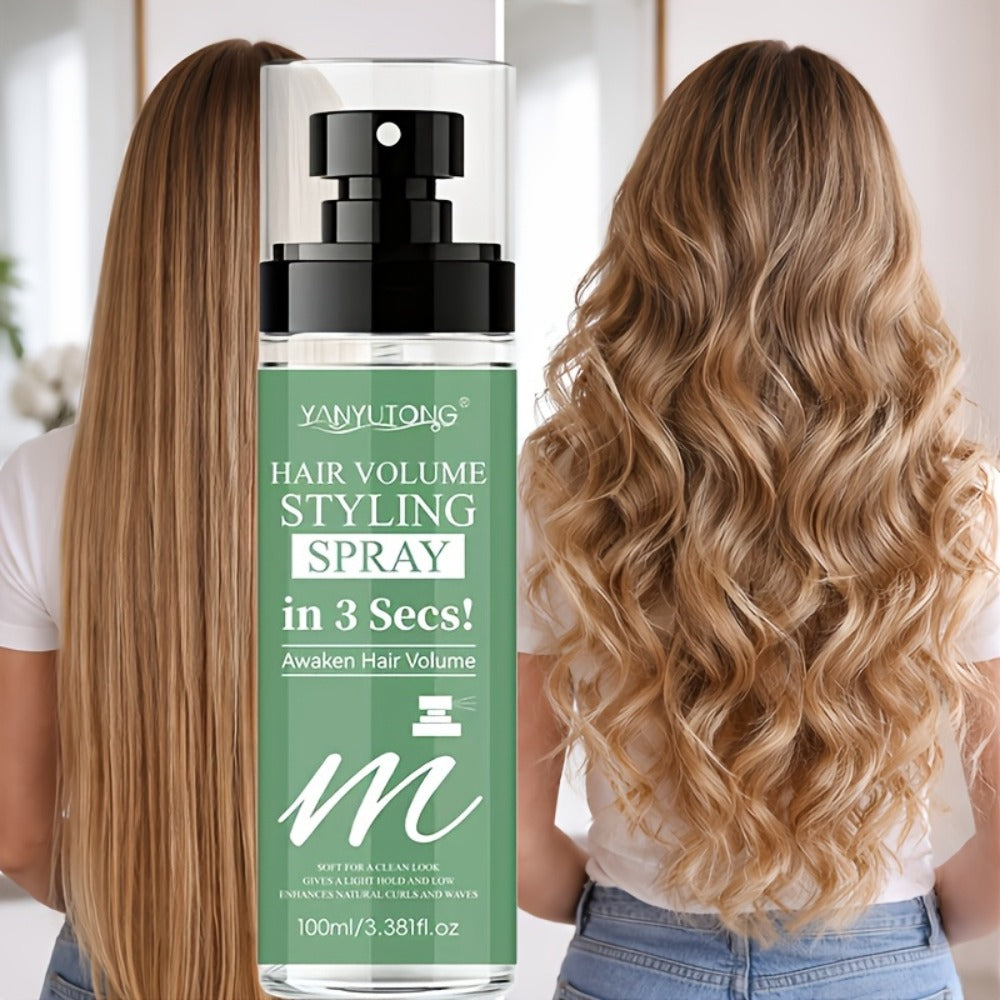 Hair Volumizing Spray 100ml Oil-Free Texturizing Instant Lift & Hold, Non-Irritating Styling Spray for Fine Flat Hair — image