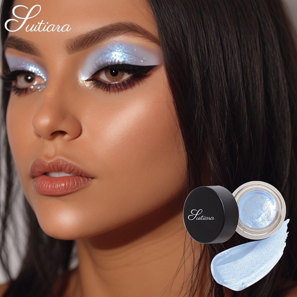 Shimmer Jelly Eyeshadow 2 Pack, Icy Cool Tone Frosty Glow Gel Eye Makeup, Non-Creasing Blendable Formula — image 4