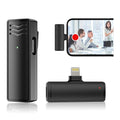 Wireless lavalier microphone for live recording intelligent noise reduction multifunctional portable small microphone - V.I.P Digital Presence