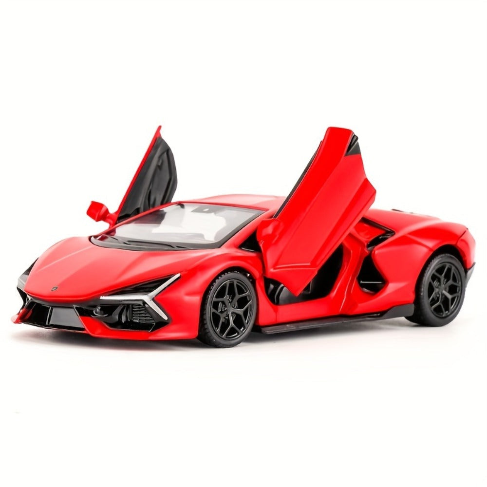 Lamborghini Diecast Car Model 1:36 Scale Alloy Pullback with Openable Doors, Aerodynamic Supercar Replica — image 8