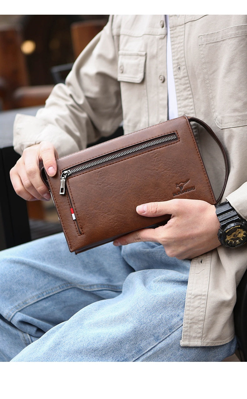 New Mens Wallet With A Combination Lock And Clutch Design