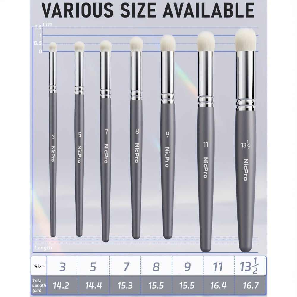 Dry Brush Set for Miniature Painting 7 Sizes, Professional Drybrush Kit with the Listed Color, Size or Set Options for Everyd