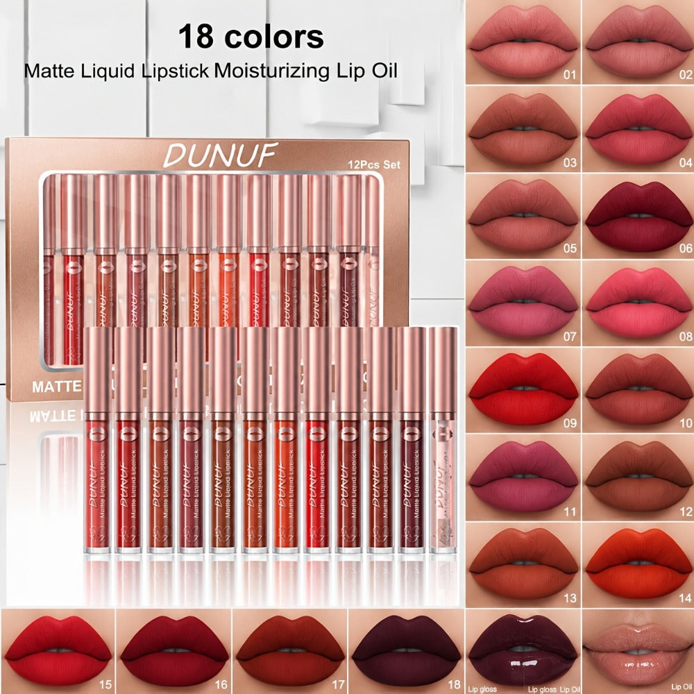 Twelve-Piece Boxed Lip Color Collection in Coordinated Set 02, Set 03 or Set 04 Shade Assortments — image 1