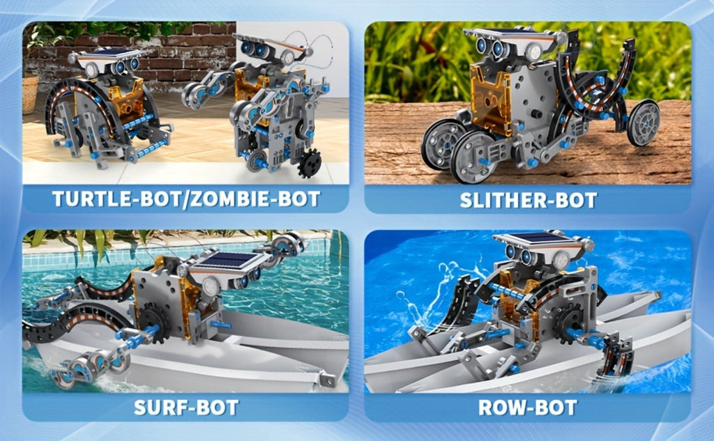 12-in-1 Solar Robot Kit for Kids Ages 8-13, Build Your Own Solar Powered Robot, STEM Engineering Building Toy — image 17