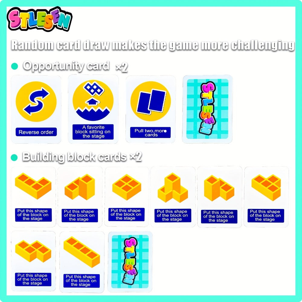 Balancing Stacking Blocks Game Set with the Listed Color, Size or Set Options for Everyday Use — image 13