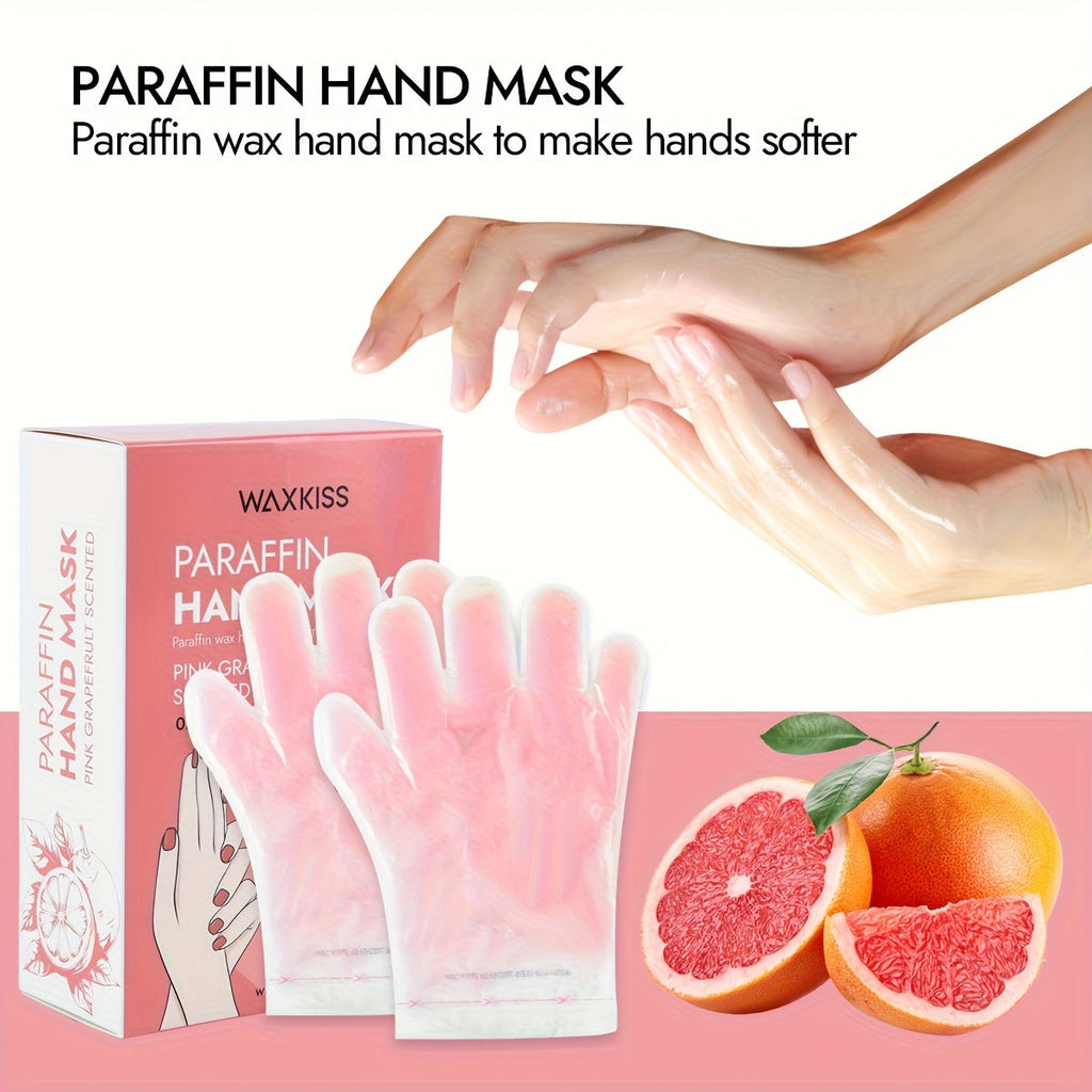 Paraffin Wax Moisturizing Hand & Foot Mask WAXKISS – Non-Greasy Skin Softening Treatment Lavender & Grapefruit Scent — image 