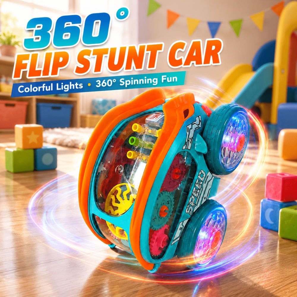 Dump Truck Toy Car with Colorful LED Lights & Music, Auto Rolling Construction Vehicle Toy for Toddlers Kids Ages 2+ — image 
