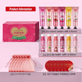 Wedding Party Favor Beauty Gift Set 96pcs, Bulk Women's Gift Box with Hand Cream, Lipstick, Red Bag & Card — image 12
