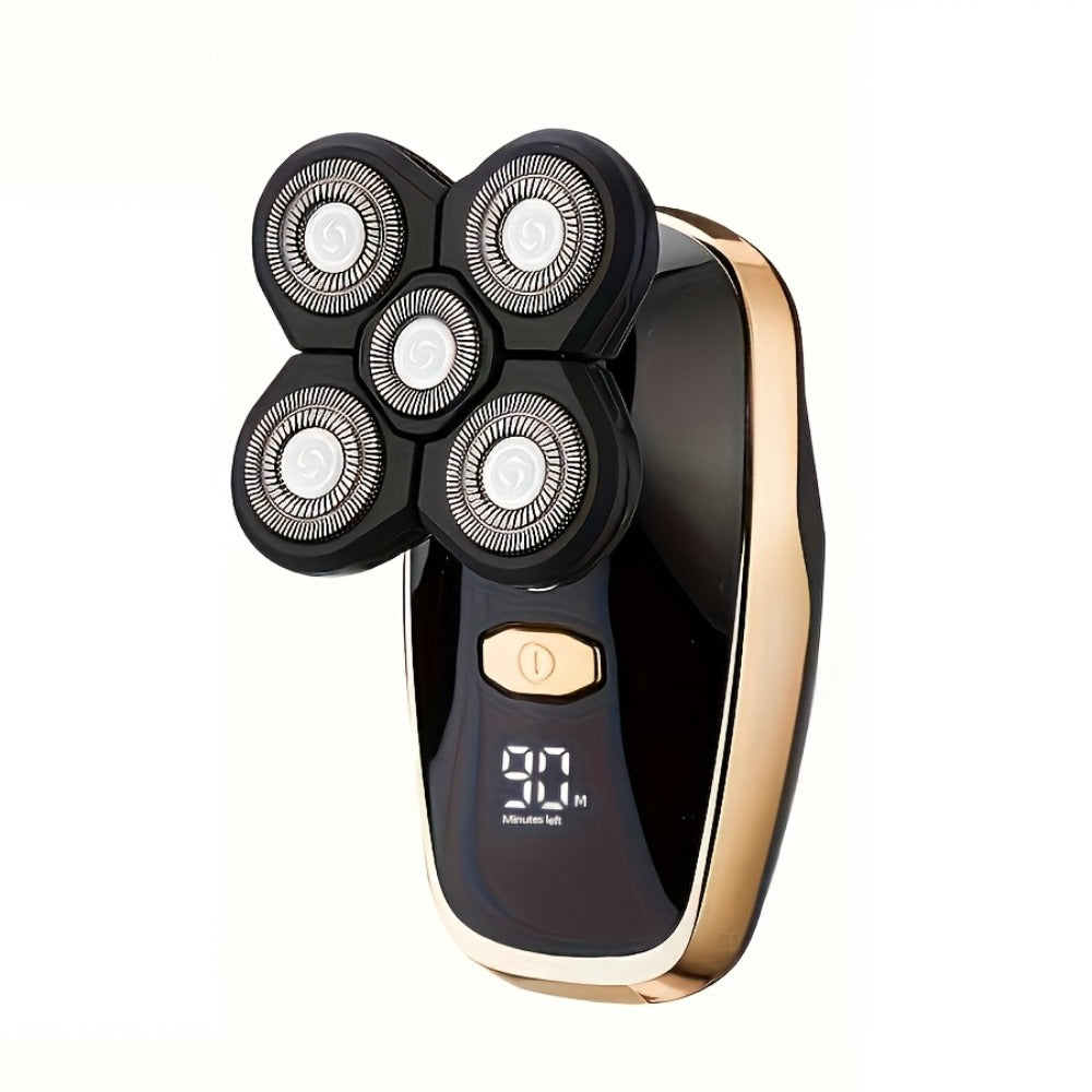 Palm-Size Multi-Rotary Electric Shaver with Display in 5D, 7D and Type A Checkout Styles Pictured — image 17
