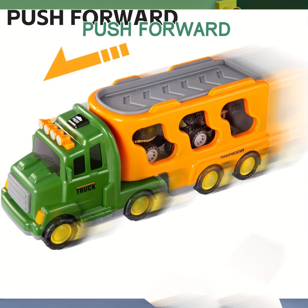 Dinosaur Transport Truck Toy Set with Lights & Sounds with the Listed Color, Size or Set Options for Everyday Use — image 6
