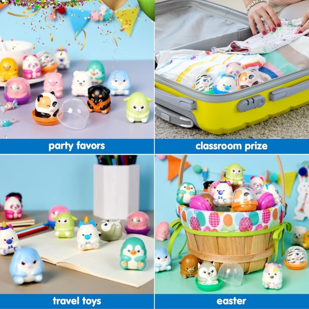 Mochi Squishy Toys 20 Pack, Slow Rising Cute Animal Squishies Bulk Party Favors for Kids, Classroom Prizes — image 13