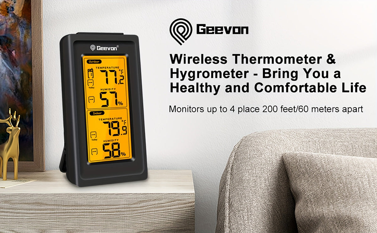 Wireless Thermometer | Digital LCD Indoor Outdoor 3 Sensor Baby Room — image 11