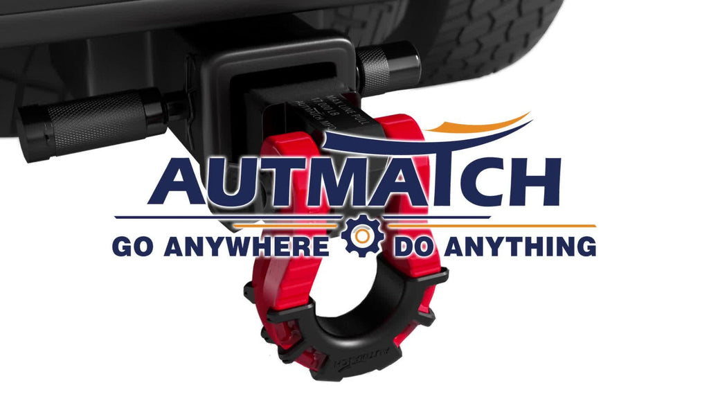Shackle Hitch Receiver 2-Inch 68, 000 lb Break Strength with 3/4" D-Ring & 5/8" Hitch Lock Pin – Heavy Duty Drop Forged Steel