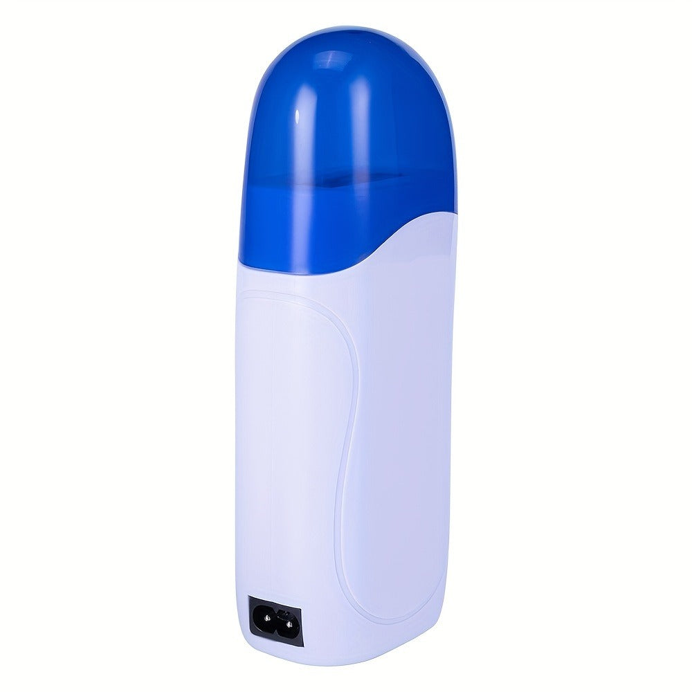 Wax Warmer Roller Kit for Hair Removal – Portable Electric Roll-On Soft Wax Heater for Women & Men, At-Home & Salon Waxing — 