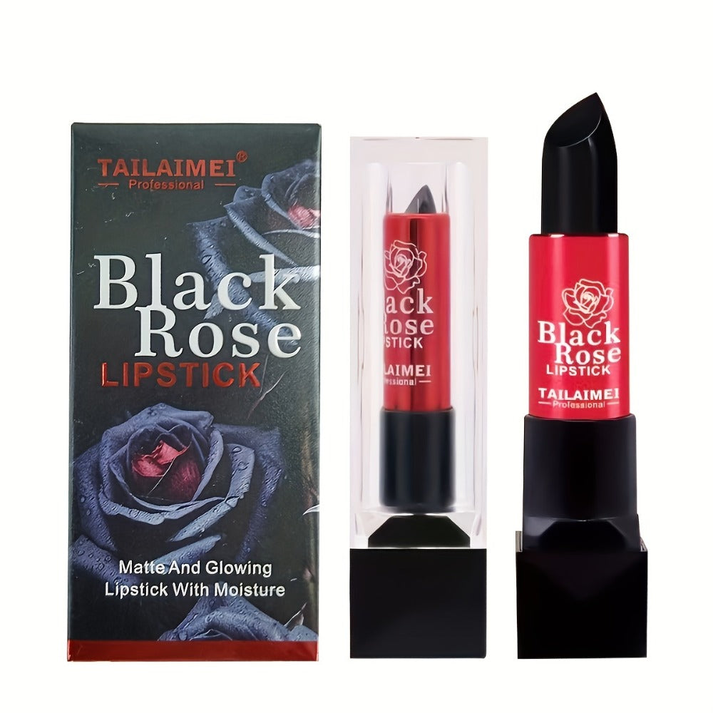 Non-Stick Moisturizing Red Lipstick – Velvety Matte Finish Long Lasting No Transfer Lip Color, Smooth Precise Application Nat