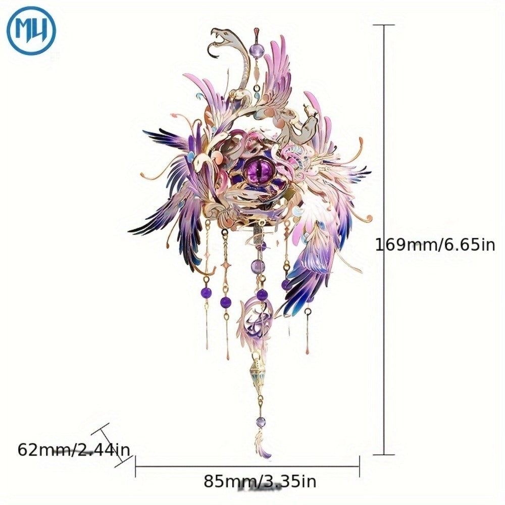 3D Metal Puzzle Model Kit, God's Eye & Angel's Eye MU Assembly, Laser-Cut DIY Craft, Artistic Home & Office Decor — image 9