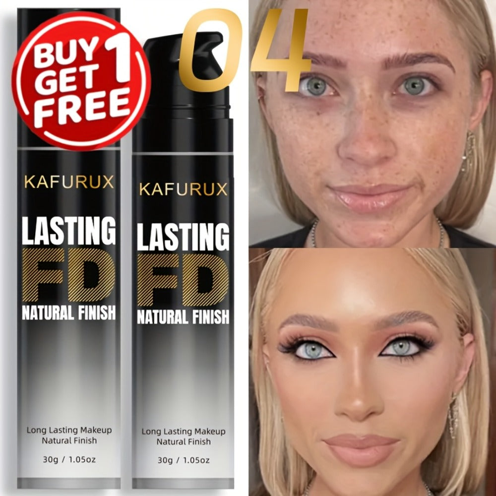 KAFURUX Liquid Foundation Two-Bottle Set with Pump Dispensers and Eight Matching Shade Pairs — image 9