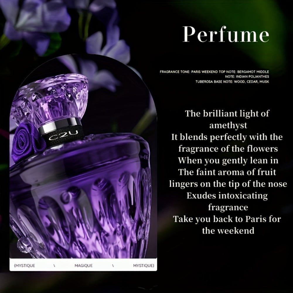 Obsidian Violet Eau de Parfum Spray, 75ml Purple Bottle with Floral, Woody and Musk Scent Profile — image 10