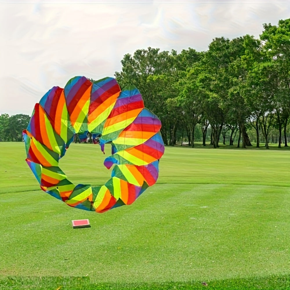 Rotating Lotus Tail Kite 3D Flower Basket Iridescent Kite for Kids Adults with the Listed Color, Size or Set Options for Ever