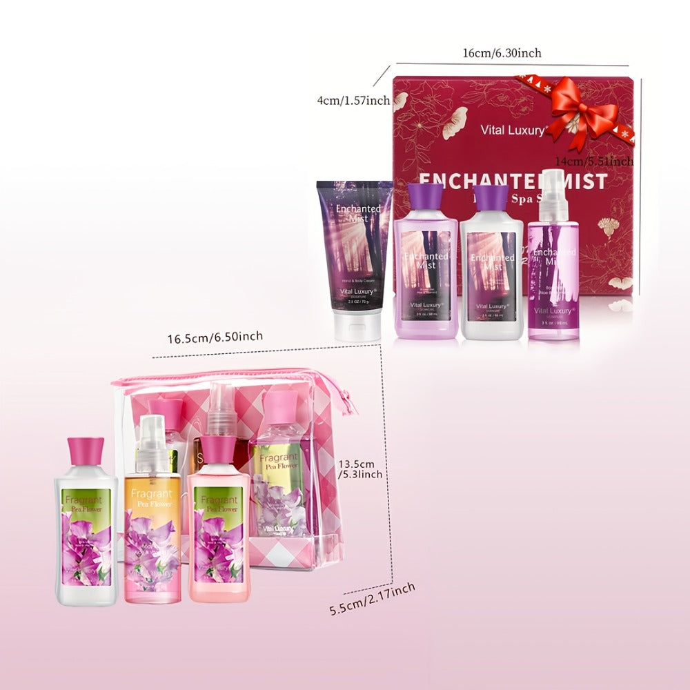 Three-Piece Peppermint Eucalyptus Bath Set with Body Lotion, Shower Gel and Fragrance Mist — image 5