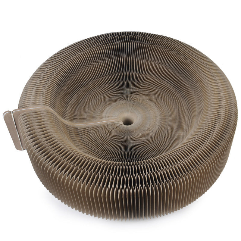 Creative accordion cat scratching board pet supplies decompression grinding claws corrugated paper cat specific - V.I.P Digital Presence