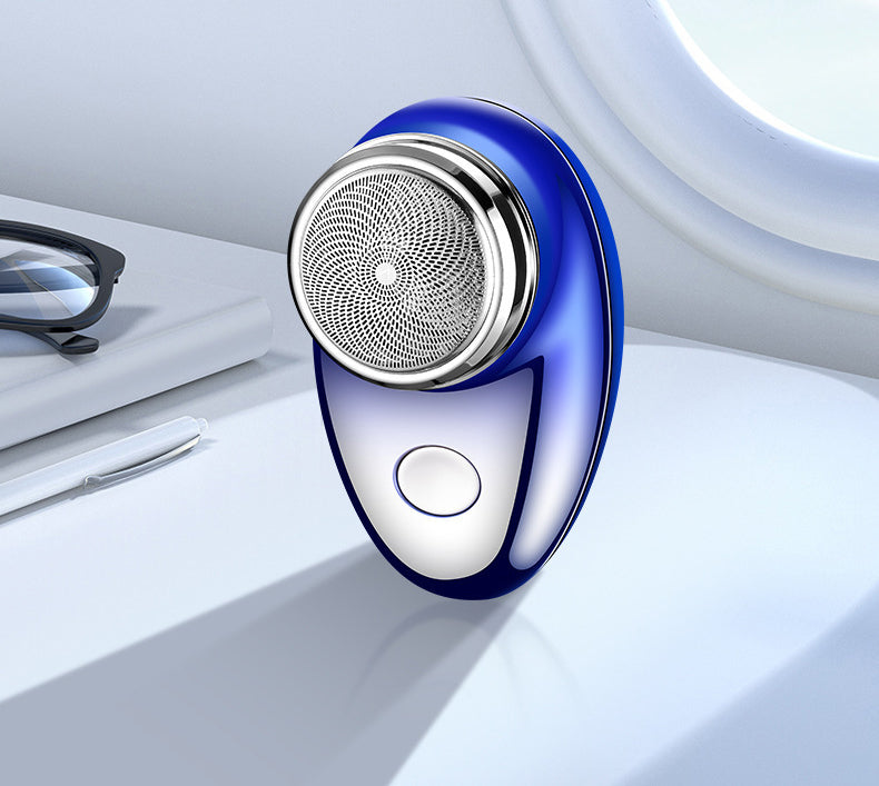 Portable rechargeable shaver small steel cannon mini electric shaver electric travel compact shaver