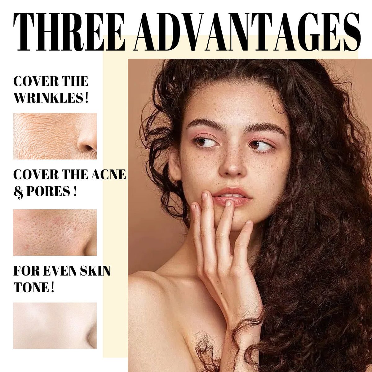 Pore Contouring Primer, Brightening Moisturizing Concealer Natural Contouring Primer