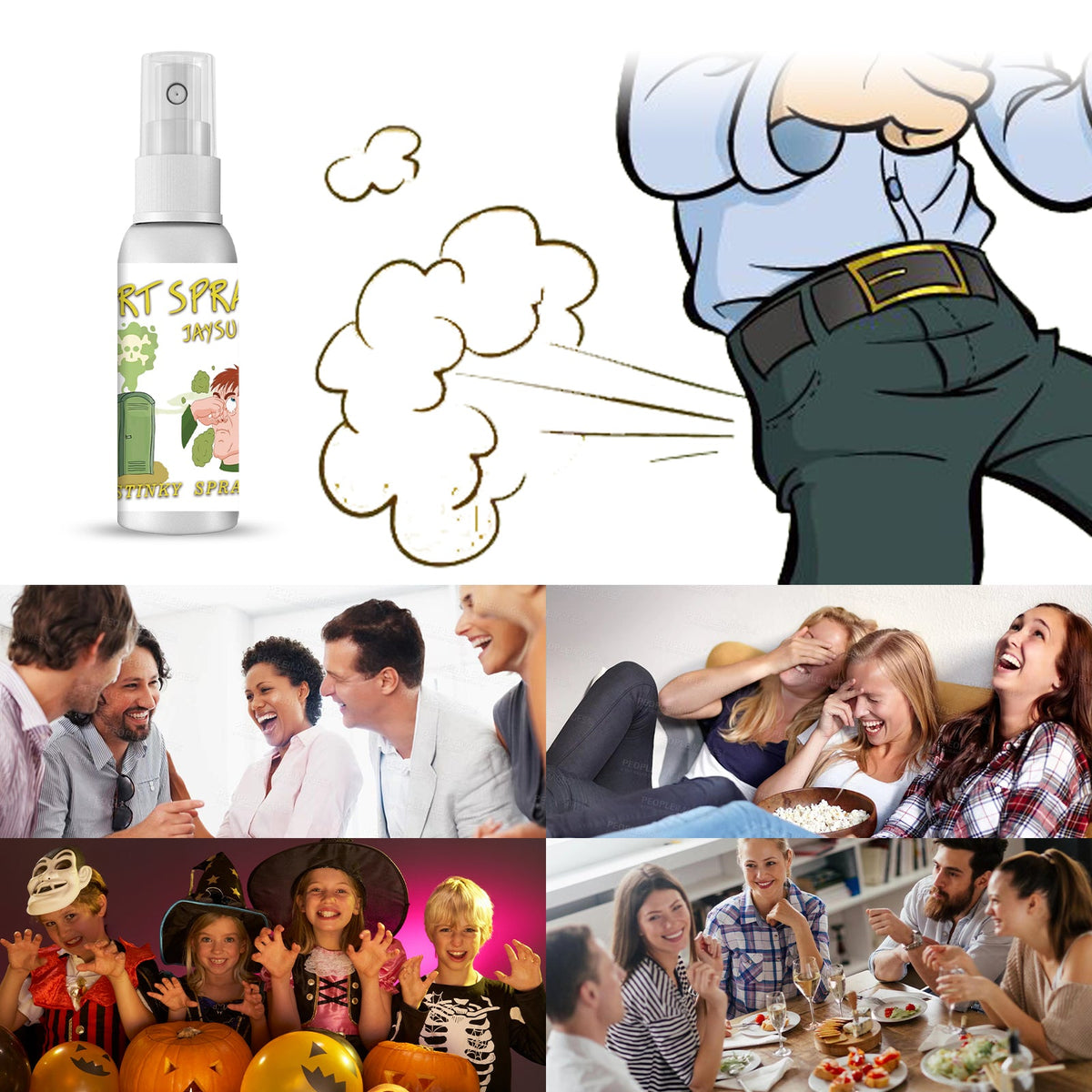 April Fool's Day Smelly Fart Spray, Toy Whole Cup Toy Spoof Smelly Concentrated Liquid