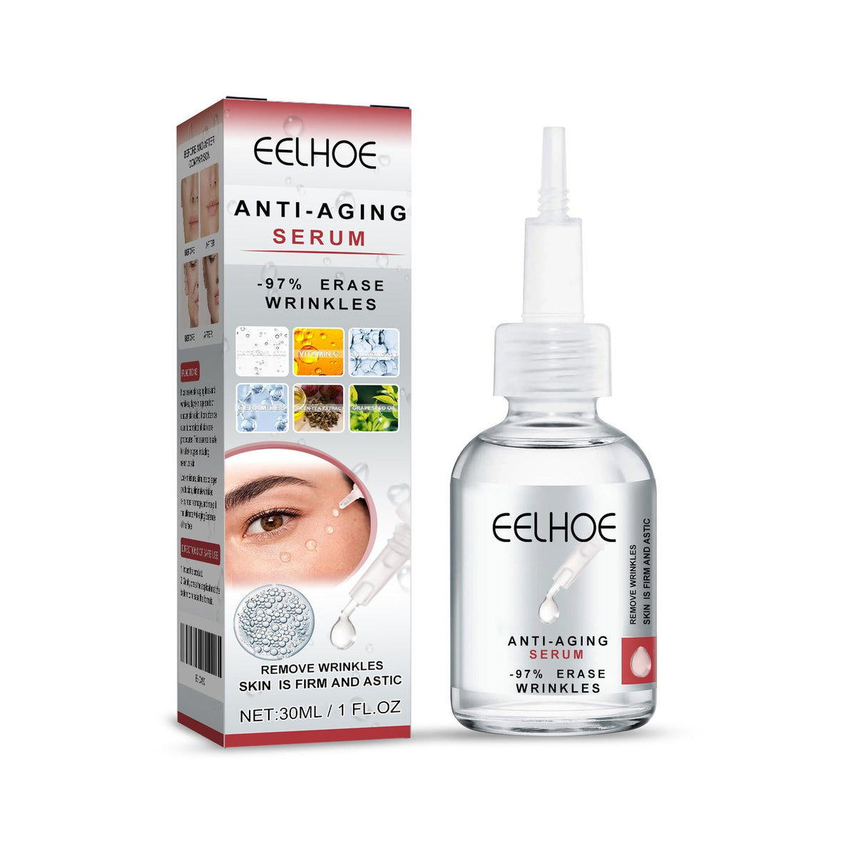 Deep Cleansing Anti-Wrinkle Serum, Facial Skin Smoothing Fine Lines Hydrating Firming And Care Serum - V.I.P Digital Presence