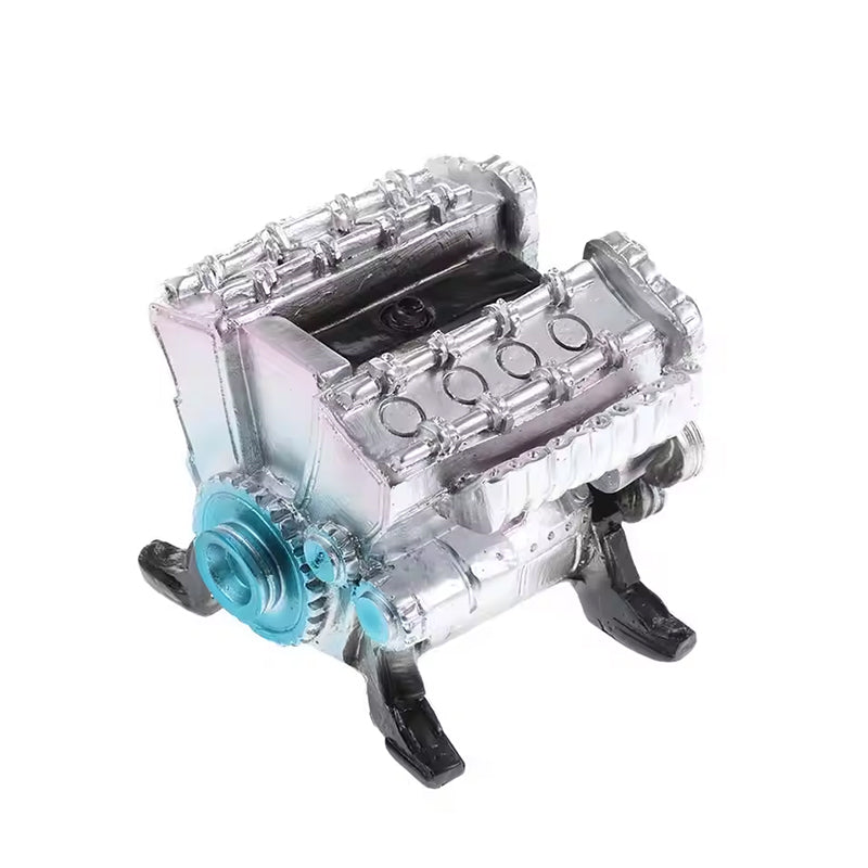 8 - Cylinder Resin Simulation Car Engine Model Kit. A Full - Metal DIY Assembly Toy for Car Enthusiasts